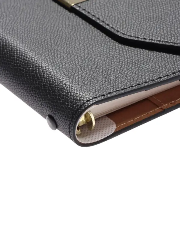 Органайзер на кольцах, C6, с клапаном, 80л, линия, к/зам, Черный