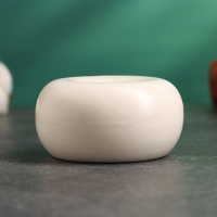 Подсвечник "Эдвард" белый глянец, 4х7х7см Подсвечник "Эдвард" белый глянец, 4х7х7см