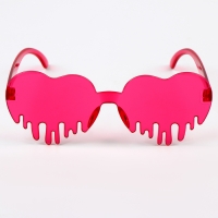 Карнавальные очки &laquo;Сердце&raquo;, цвета МИКС