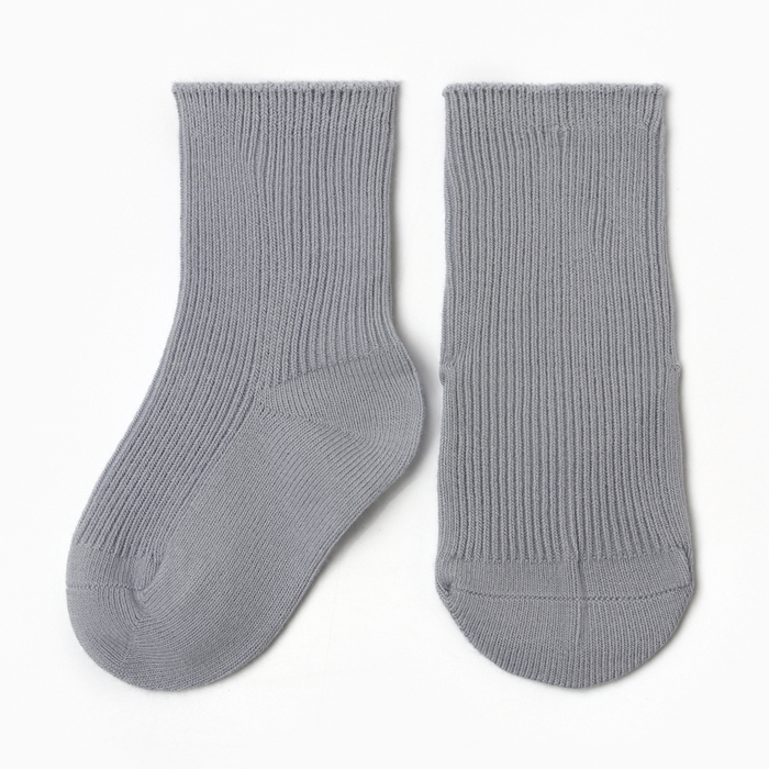 Носки детские MINAKU, цвет серый, 12-14 см Носки детские MINAKU, цвет серый, 12-14 см