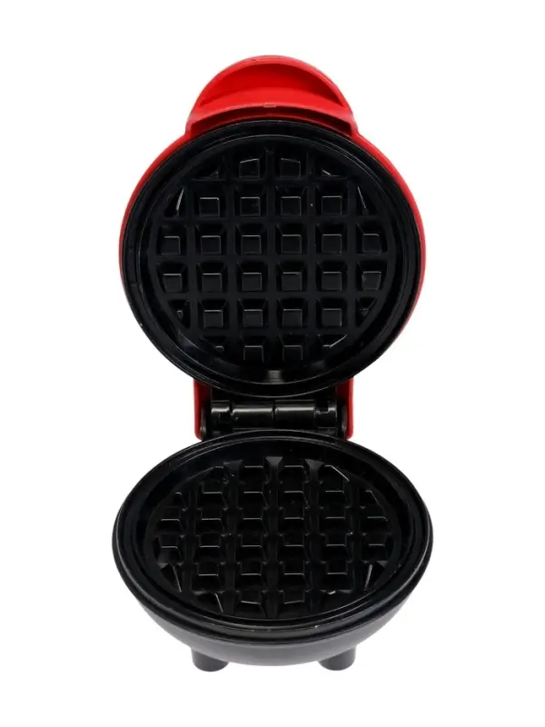 Электровафельница WV-01, 350 Вт, венские вафли, антипригарное покрытие, красная