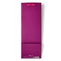 Пакет подарочный под бутылку &laquo;Поздравляю&raquo;, голография, 13 &times; 10 &times; 36 см