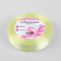 Лента атласная, 20 мм × 23 ± 1 м, цвет ванильный №09 Лента атласная, 20 мм × 23 ± 1 м, цвет ванильный №09