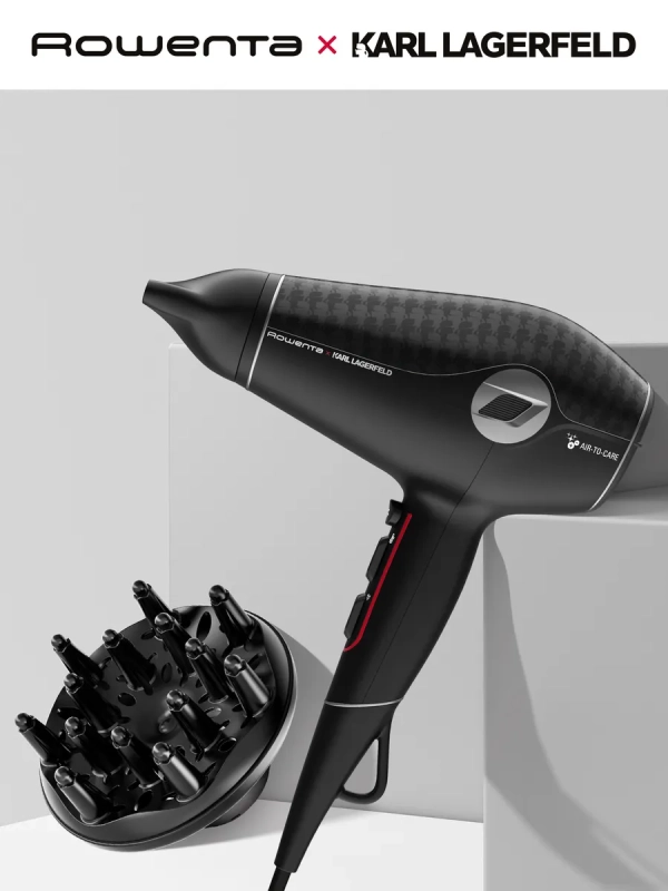 Фен для волос Karl Lagerfeld CV613LF0, черный