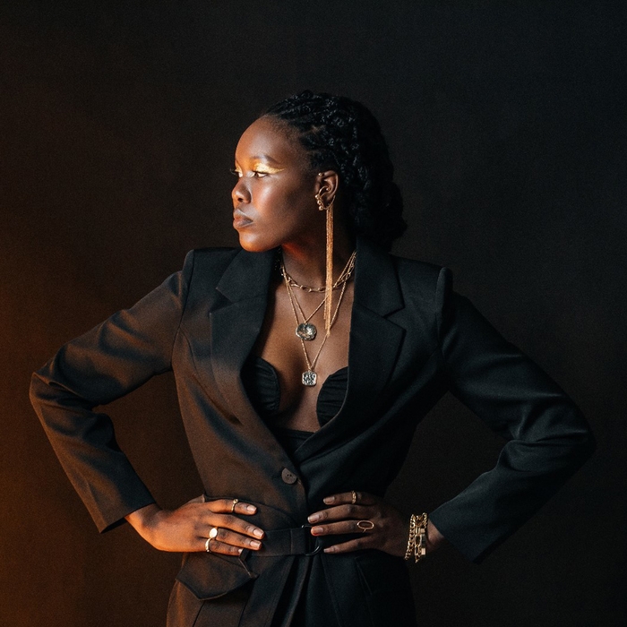 Серьга &laquo;Кафф&raquo; водопад, цвет золото