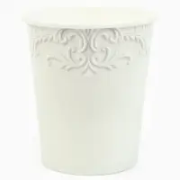 МП Набор бумажной посуды "Керамика белый, узоры", 12 персон