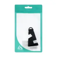 Подставка для телефона Luazon, брелок, складная, чёрная