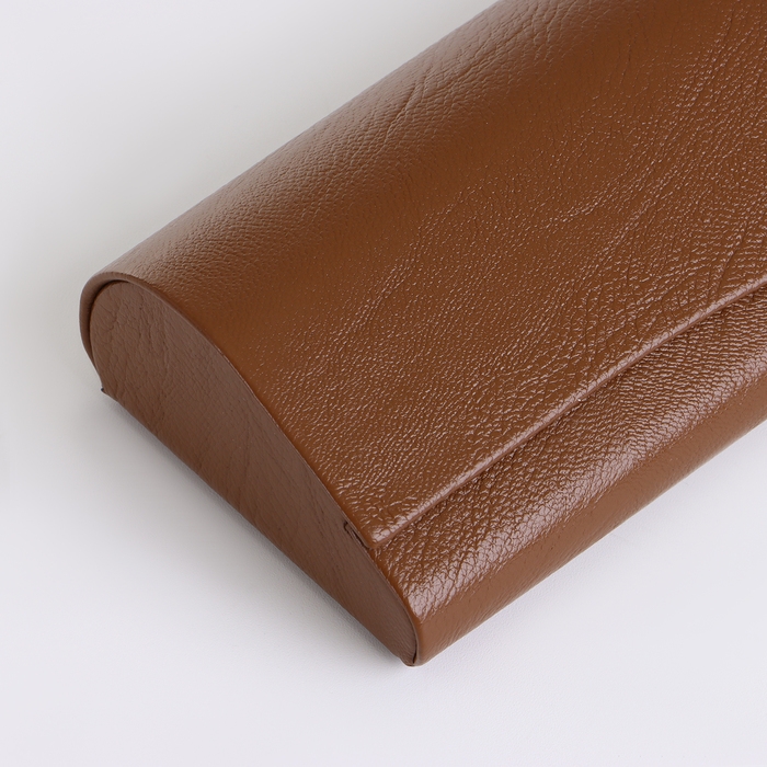 Футляр для очков на магните, длина 16 см, цвет коричневый