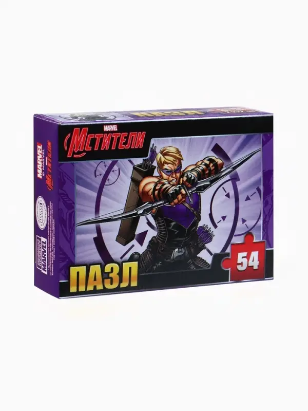 Пазлы детские для мальчиков &laquo;Мстители&raquo;, набор 10в1, 54 детали в каждом