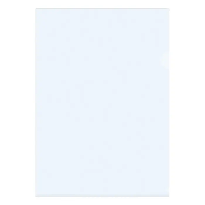 Папка-уголок А4, 150 мкм, Calligrata, прозрачная, бесцветная