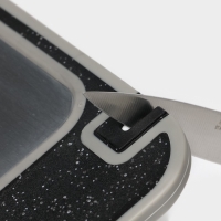 Доска для разморозки и разделки продуктов с точилкой для ножей Magistro, 3 в 1, 37,5&times;25,5&times;0,8 см, серебристая