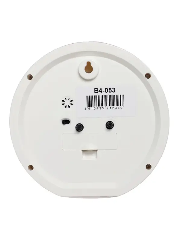 Будильник "Альпака", плавный ход, d=15см, розовый