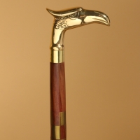 Трость "Орёл" с шахматным рисунком, шишам, латунь 94 см