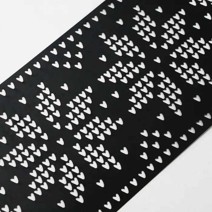 Трафарет для торта новогодний &laquo;Вязаный Новый год&raquo;, 32&times;10 см