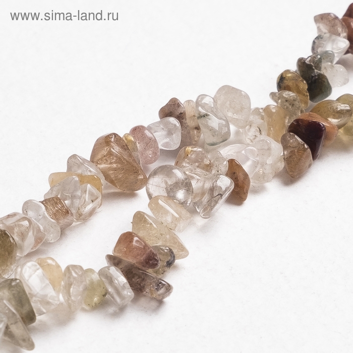 Бусины на нити крошка &laquo;Агат&raquo;, 80см