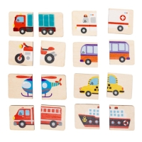 Пазлы из дерева «Половинки. Транспорт» Пазлы из дерева «Половинки. Транспорт»