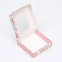 Коробка сборная с окном, For you, 11.5&times;11.5&times;3 см