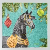 Салфетки бумажные двухслойные &laquo;С Новым Годом. Лошадь&raquo;, 33&times;33 см, набор 20 штук