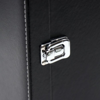 Шкатулка дерево, кожзам под бутылку "Гладкая кожа" 3 предмета 35х11х12 см