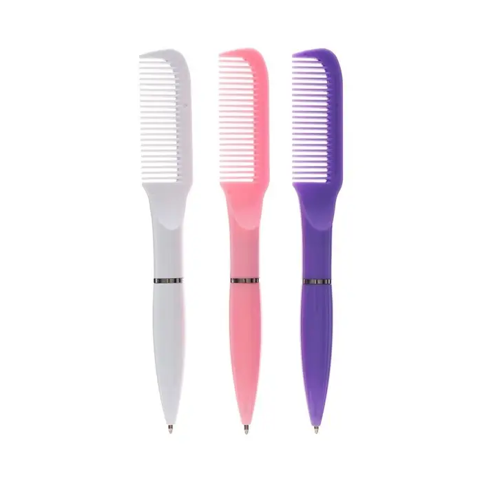 Ручка - прикол шариковая &laquo;Расчёска&raquo;, поворотная, стержень синий, МИКС