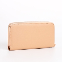Кошелёк женский на молнии, цвет бежевый Кошелёк женский на молнии, цвет бежевый