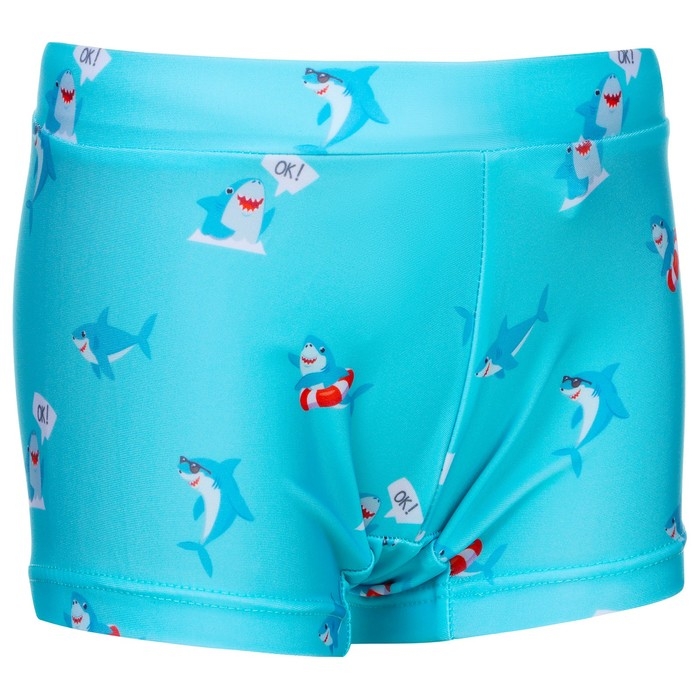Плавки для плавания ONLYTOP &laquo;Акулы&raquo;, р. 28