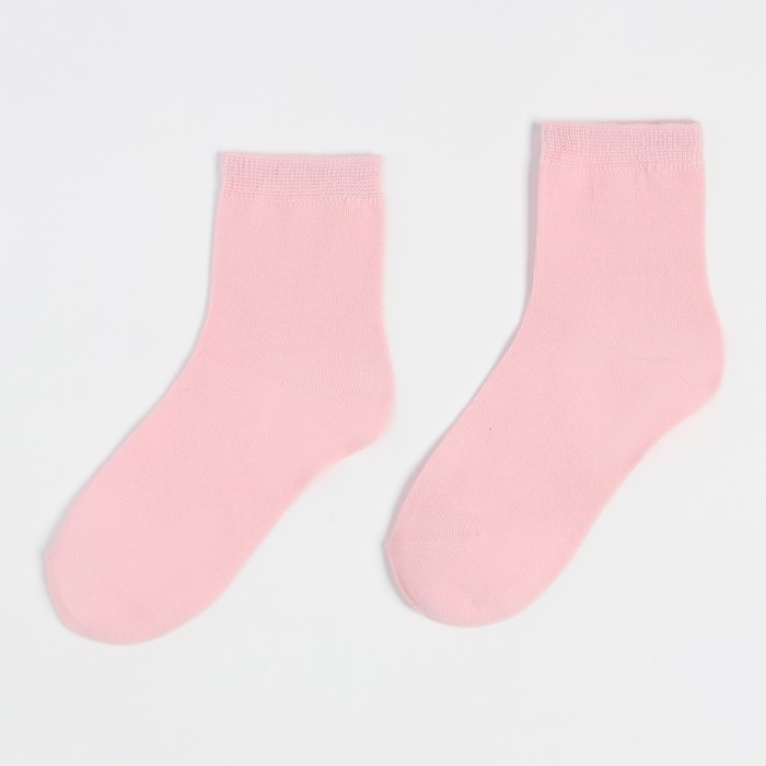 Носки детские, цвет розовый, размер 12-14 Носки детские, цвет розовый, размер 12-14