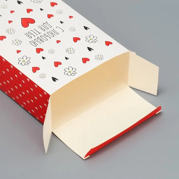 Коробка подарочная складная, упаковка, &laquo;Ты в моём сердечке&raquo;, 16 х 23 х 7.5 см