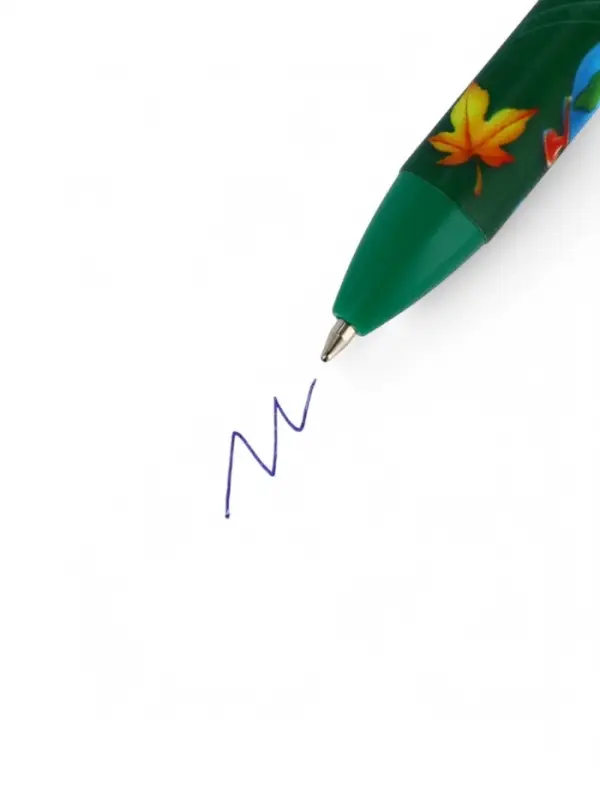 Автоматическая матовая шариковая ручка "Счастливая ручка", 0,7 мм