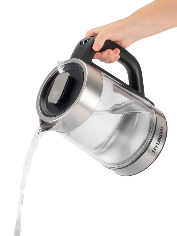 Чайник HYK-G4015 1.7л. 2200Вт черный