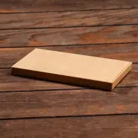 Подарочная коробка под плитку шоколада, крафт, 18&times;9&times;1.4 см