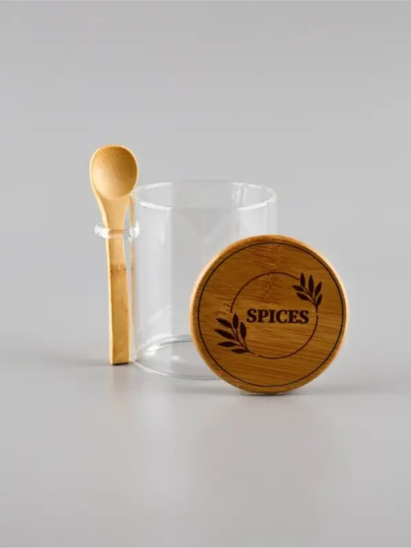 Набор банок с ложкой "Spices", 3 шт