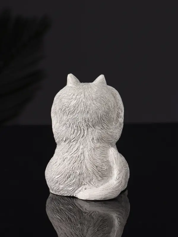 Набор статуэток "Три кота: ничего не вижу, не слышу, не говорю" 7 см, серый