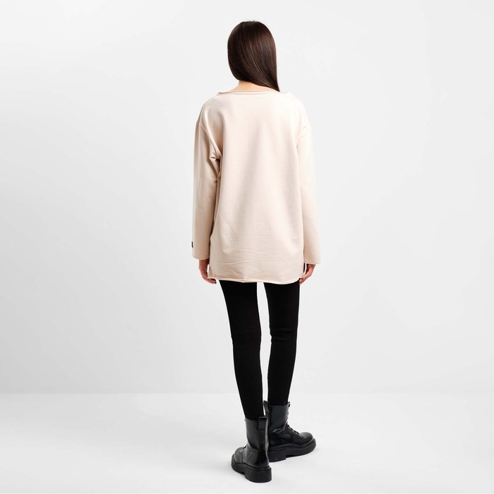 Лонгслив женский MIST, размер L-XL цвет бежевый
