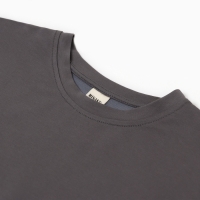 Футболка укороченная женская MINAKU OVERSIZE FIT: цвет графит, р-р 48 Футболка укороченная женская MINAKU OVERSIZE FIT: цвет графит, р-р 48