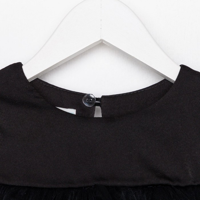 Платье детское нарядное с пышной юбкой KAFTAN, рост 134-140, чёрный Платье детское нарядное с пышной юбкой KAFTAN, рост 134-140, чёрный