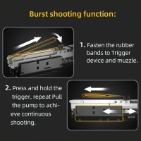 Конструктор &laquo;Техно. Дробовик&raquo;, 2 варианта сборки, 880 деталей