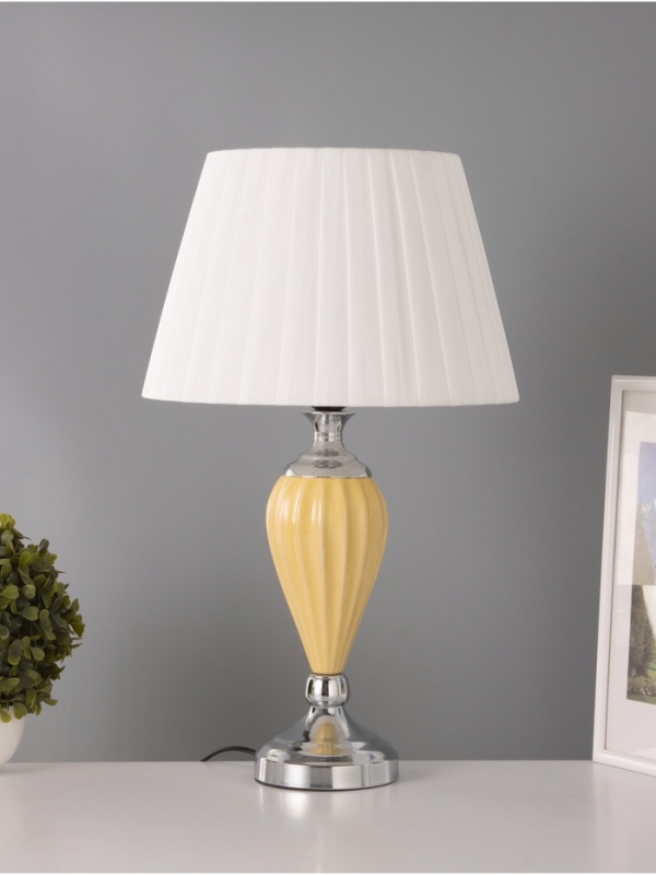 Настольная лампа Настольная лампа "Эдвин" желтый Е27 40Вт 30х30х50 см