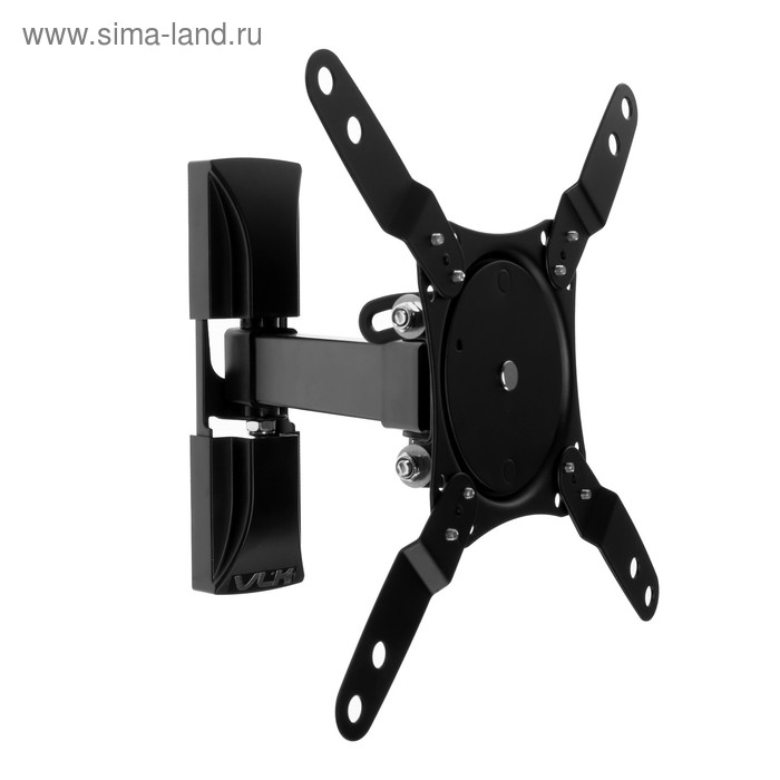 Кронштейн VLK TRENTO-104, для ТВ, наклонно-поворотный, 15-42 Кронштейн VLK TRENTO-104, для ТВ, наклонно-поворотный, 15-42", 65-203 мм от стены, черный