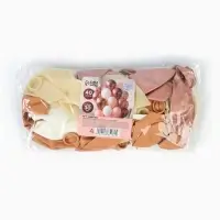 Шарики воздушные набор 40 шт, розовое золото, белый, кремовый