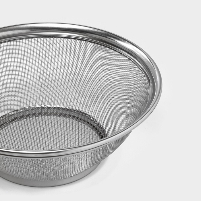 Сито для просеивания Доляна &laquo;Универсал&raquo;, d=25 см, цвет серебристый