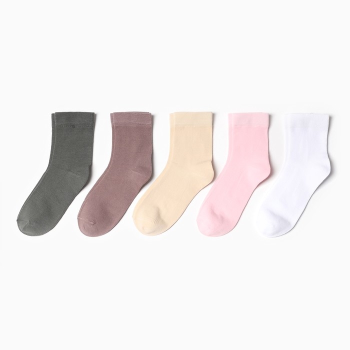 Набор женских носков KAFTAN Набор женских носков KAFTAN "Ты прекрасна“ 5 пар, р. 36-39 (23-25 см)