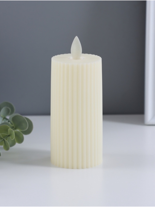 Ночник свеча "Уют" LED 3xAG13 белый 5х5х11см