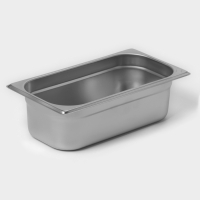 Гастроемкость 1/3x100 мм, 325x176x100 мм, толщина 0,8 мм Гастроемкость 1/3x100 мм, 325x176x100 мм, толщина 0,8 мм