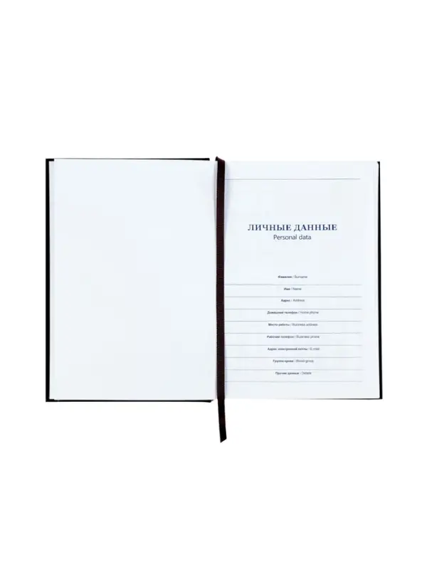 Ежедневник недатир А5 160л Вивелла черный