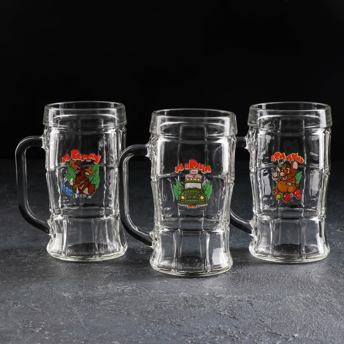 Пивная кружка &laquo;Приколисты&raquo;, 330 мл, рисунок МИКС