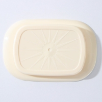 Маслёнка, пластиковая, 18&times;12&times;7 см, цвет слоновая кость