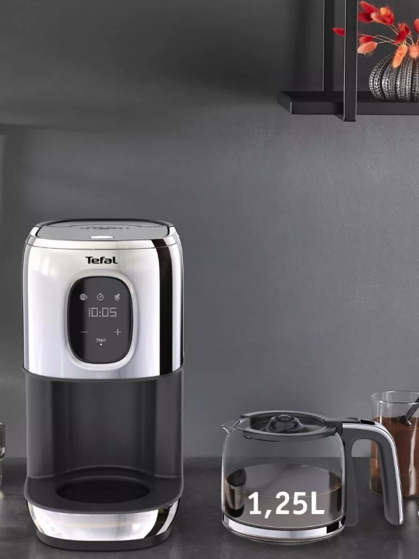 Кофеварка капельная Majestuo CM883D10, серебристый