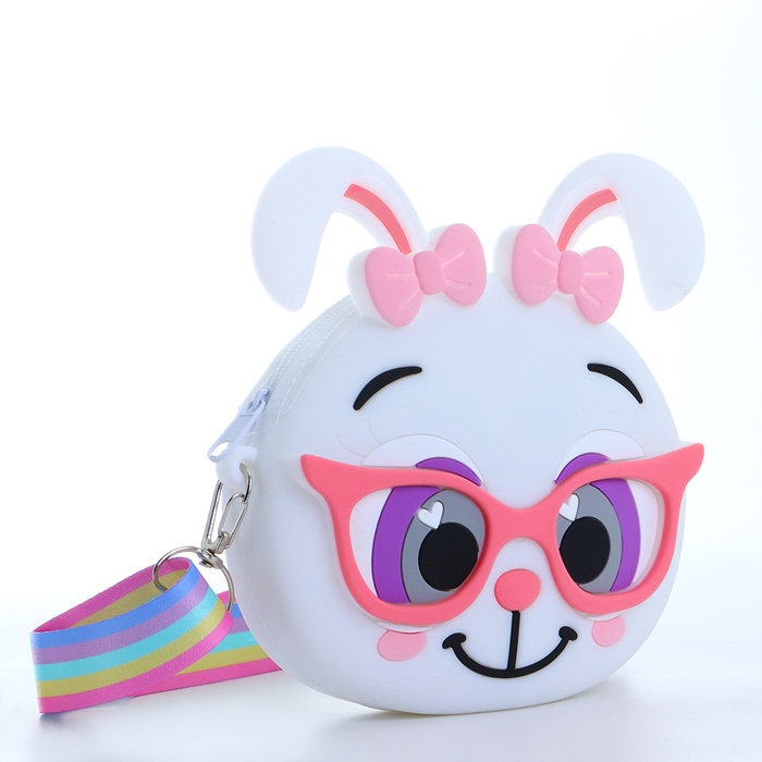 Сумка детская на молнии &laquo;Выбражулька&raquo;, цвет белый