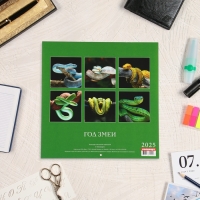 Календарь перекидной на скрепке "Символ года - 2" 2025 год, 6 листов, 29х29 см Календарь перекидной на скрепке "Символ года - 2" 2025 год, 6 листов, 29х29 см